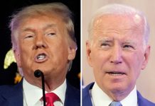 امریکیوں کی اکثریت نے ٹرمپ ، بائیڈن کونااہل قرار دیدیا
