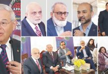 مودی کشمیر می جو کچھ کررہے ہیں ناقابل قبول، سینیٹر باب منینڈس سینٹ کی فارن ریلیشن کمیٹی کے رکن ڈاکٹر طارق ابراہیم کی رہائشگاہ پر تقریب سے خطاب