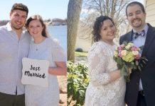 دو امریکی جوڑوں کی کورونا کے خوف کے سائے تلے شادیاں