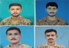 جنوبی وزیرستان میں دہشت گردوں کی چیک پوسٹ پرفائرنگ سے 4 جوان شہید