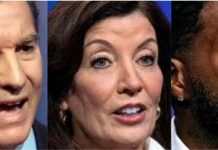 ڈیموکریٹ پرائمری سے قبل ولیمز، سوزی اور کیتھی ہوشل میں گرما گرم بحث