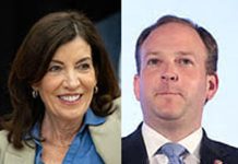 نیویارک گورنر کیلئے لی زیلڈن، کیتھی ہوشل کے درمیان کانٹے کا مقابلہ