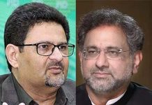 شاہد خاقان عباسی اور مفتاح اسماعیل (ن) لیگ سے فارغ