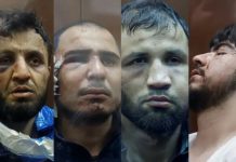 ماسکو حملے کے چاروں ملزمان پر فردِ جرم عائد، ملزمان کا اعترافِ