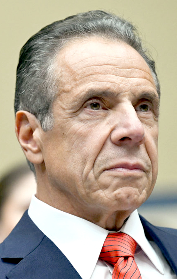 FILE PHOTO: Former New York governor Andrew Cuomo testifies on Capitol Hill